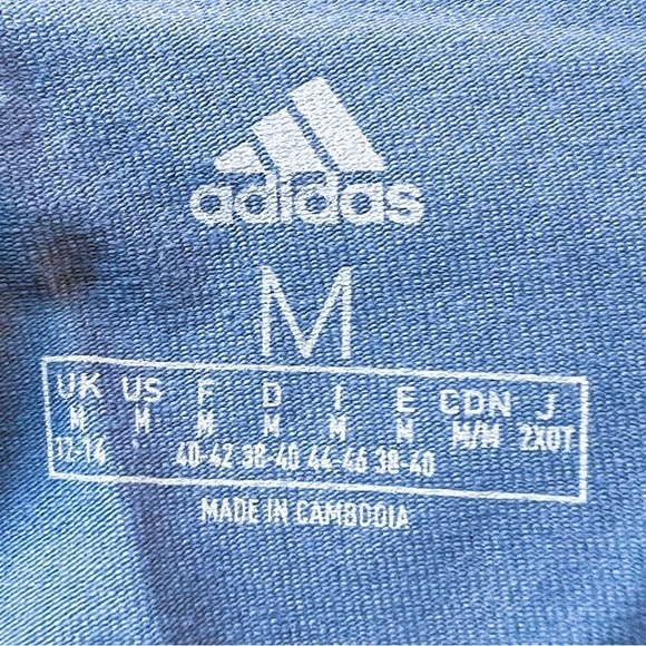 Adidas Women's NWT Essential 3-Stripe High-Waisted Leggings Size M Athleisure - Picture 6 of 7